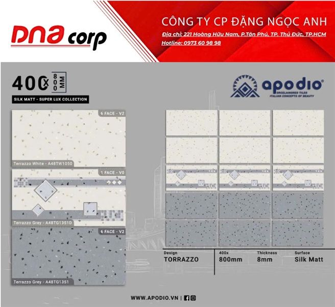 40x80 A48TG1050 Gạch ốp tường, lát sàn - nhạt
