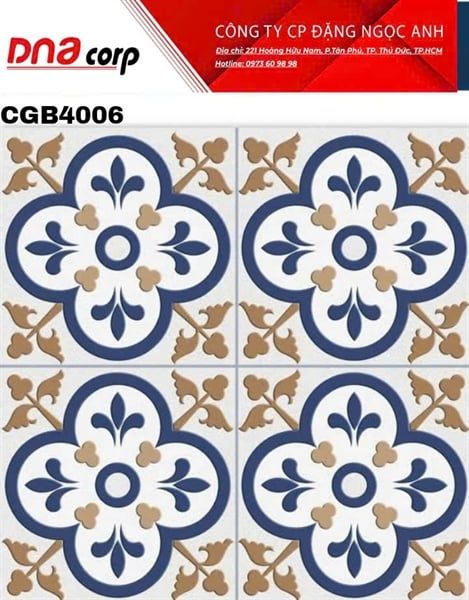 40*40 CGB4006 Gạch trang trí Mikado (T=6V=0.96M)