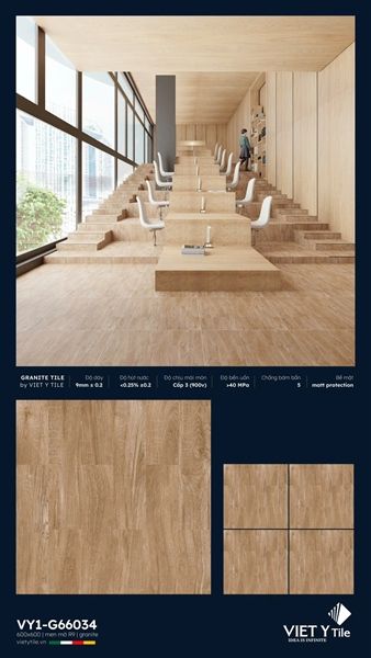 GỖ MỜ 60*60 ĐÁ VIỆT Ý VY1-G66034