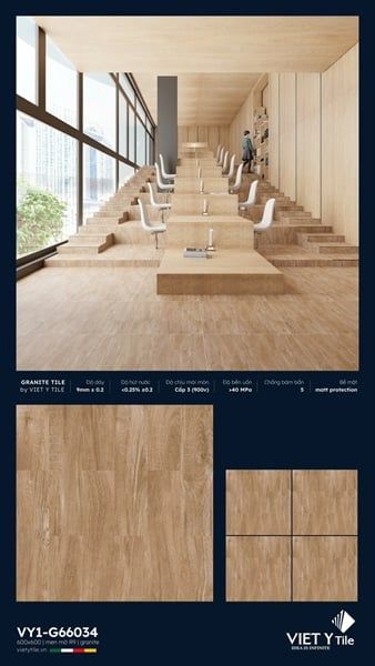 GỖ MỜ 60*60 ĐÁ VIỆT Ý VY1-G66034
