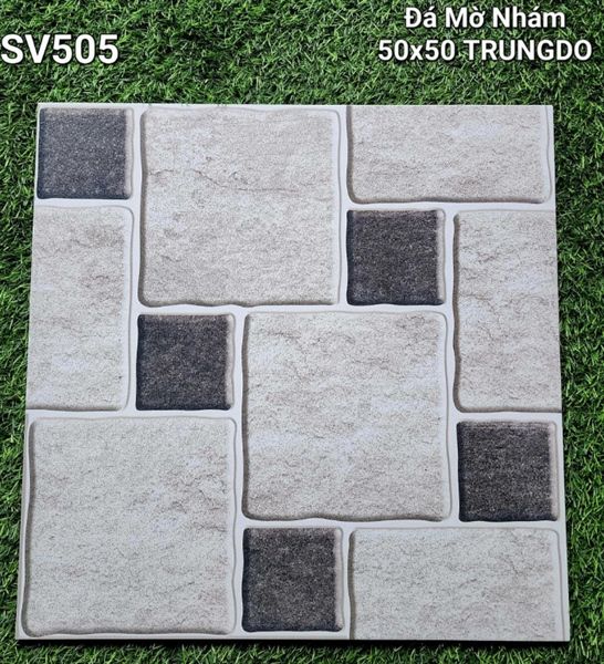 50*50 SV505 Gạch sân vườn đá mờ Trung Đô ( T=4V=1M )