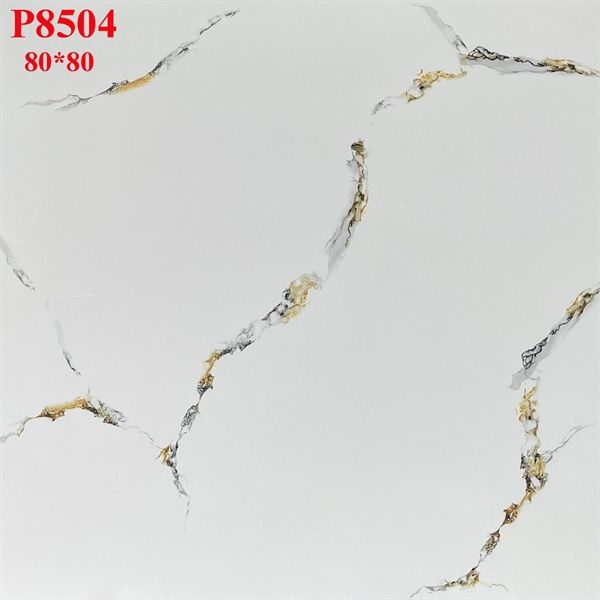 80*80 P8504 Gạch lát nền bóng kiếng Pancera