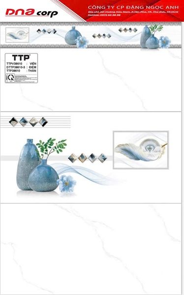 30*60 TTP 38610 Gạch Thân ốp tường men bóng