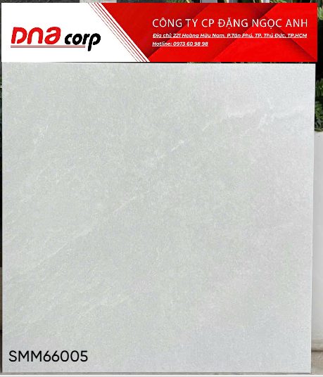 60x60 SMM66005 gạch lát nền, vân đá tự nhiên, bề mặt Men matt mịn ( T4v=1.44m)