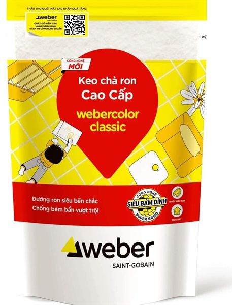 Keo chà ron webercolor siêu trắng G68s