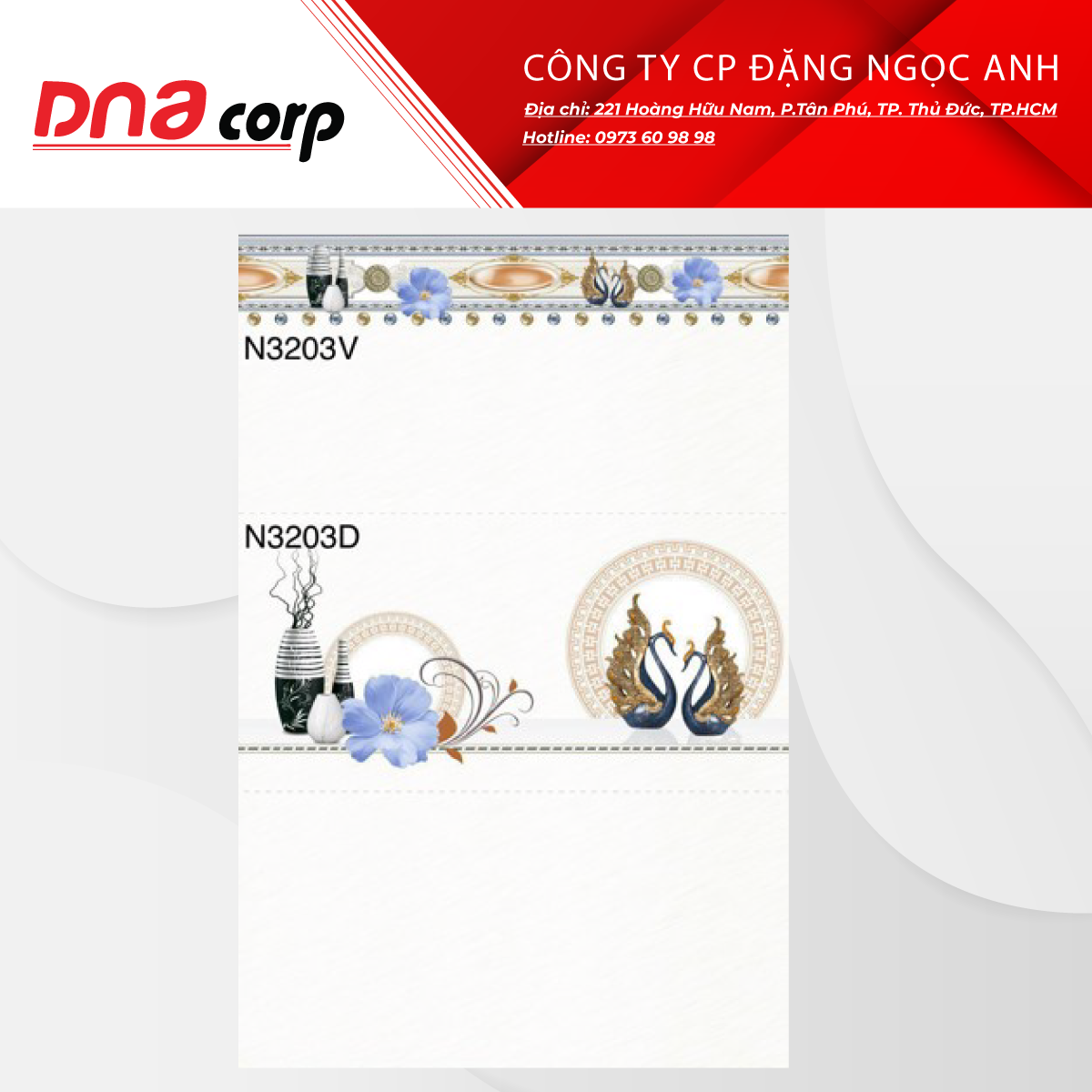 Gạch ốp tường 30*60 Vicera N3203V - N3203D