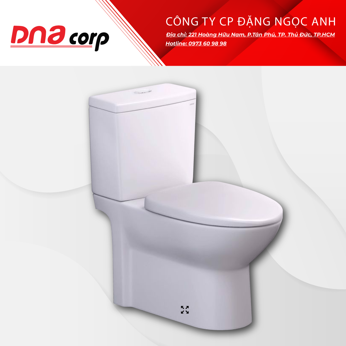  Bàn Cầu Hai Khối Nắp Êm - CD1340 