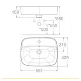  Chậu Rửa Đặt Bàn American WP-0618 Signature 