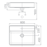  Chậu Rửa Đặt Bàn American WP-F420 Acacia E Supasleek 