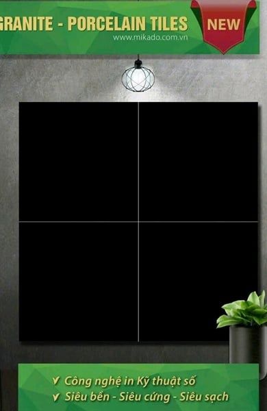 đen bóng 60*60 đá bán sứ mikado dvl666 th4v