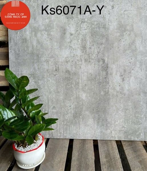 60*60 KS6071A-Y Gạch lát nền đá mờ ( T=4V=1.44M )