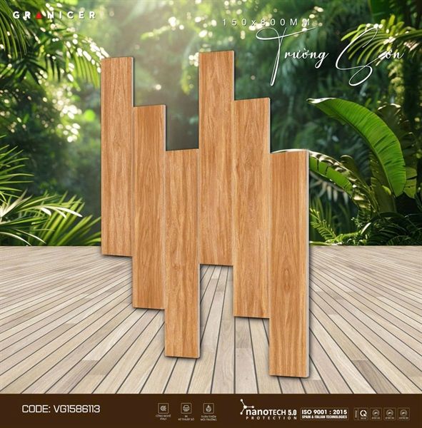 15*80 VG158614 Gạch lát nền giả gỗ ( T=8V=0.96M )