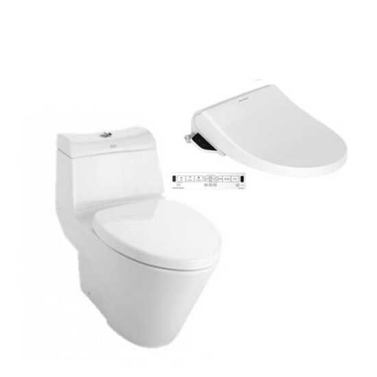 Bàn Cầu American Standard VF-2010PL 1 Khối Nắp Điện Tử