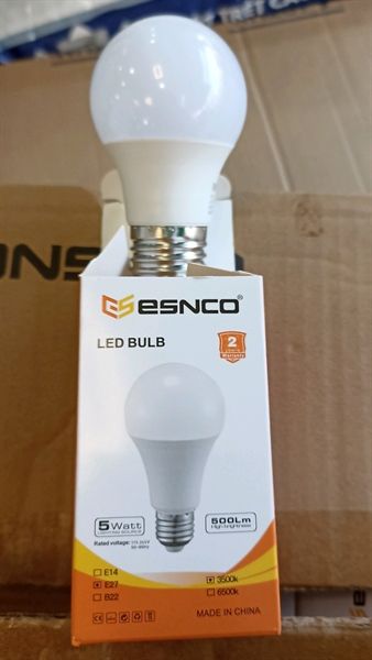Bóng đục ( ánh sáng vàng ) 5w đui 27