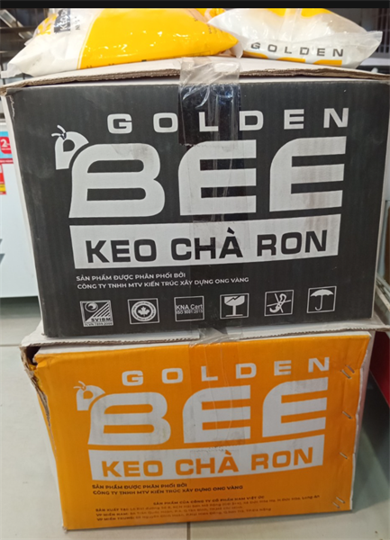 Keo chà ron GOLDEN BEE màu trắng