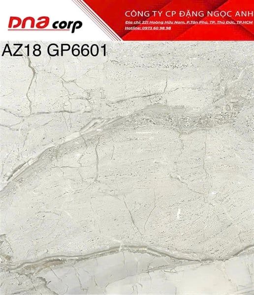 60*60 AZ18 GP6601 Gạch lát nền BK (T=4V=1.44M)