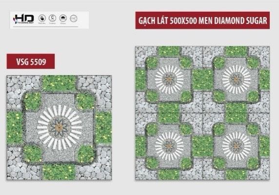 50*50 VSG 5509 Gạch lát nền sân vườn Roma