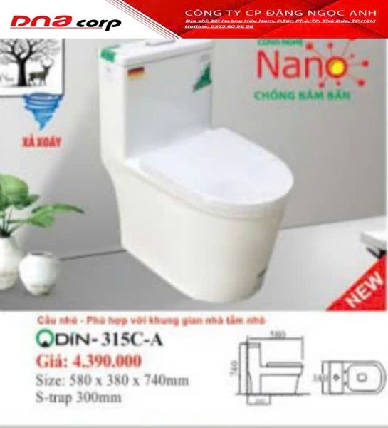 cầu khối odin 315C 58cm