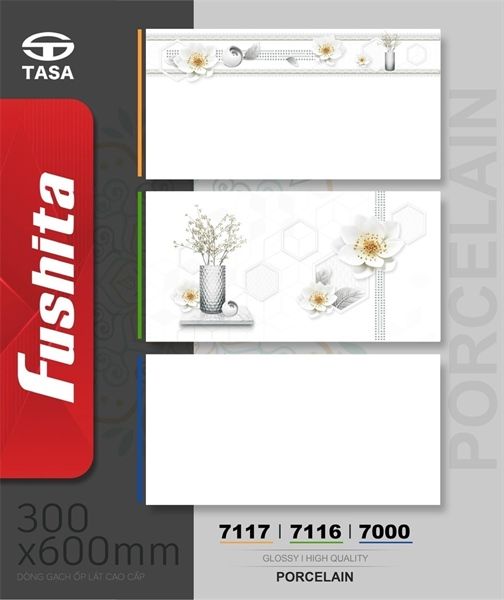 30*60 Tasa 7000 Gạch ốp tường đá bóng thân ( T=8v=1.44m )