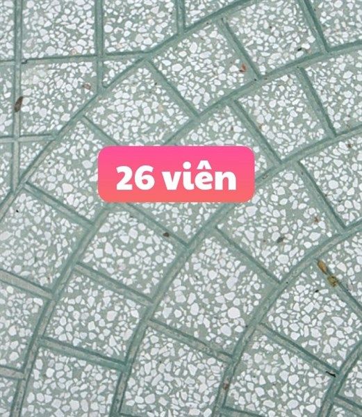 GẠCH VỈA HÈ QUẠT 40X40MÀU XANH ( đh dưới 2 triệu + ship 100k )