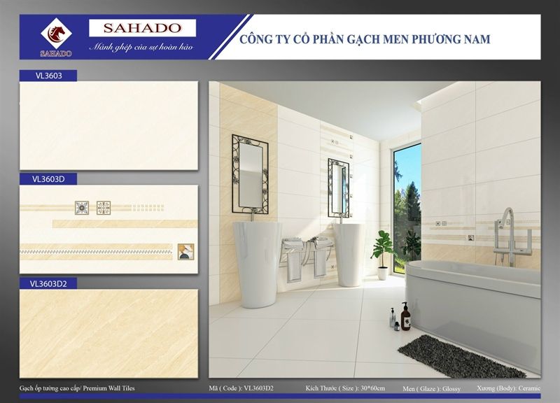 30*60 VL3603D2 màu đậm Phương Nam ( T=8V=1.44M )