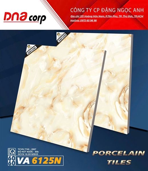 60*60 Gạch lát nền BK VA6125N (T=4V=1.44M)