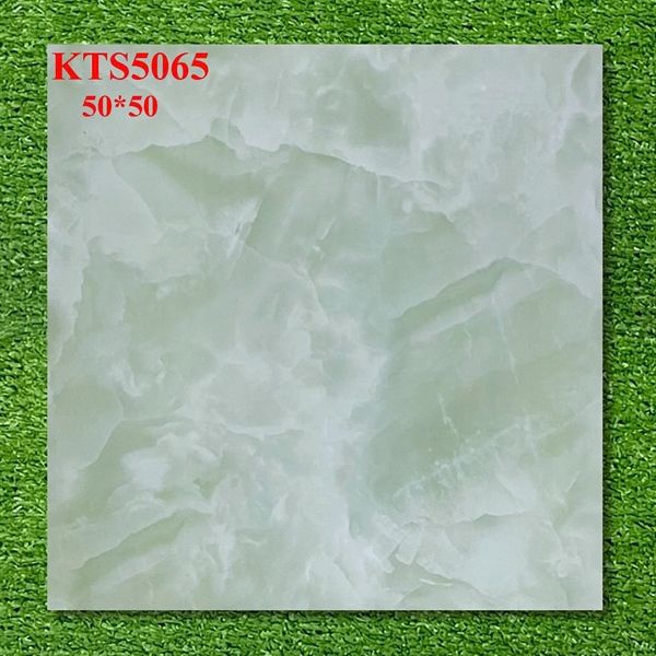 50*50 KTS5065 Gạch lát nền màu xanh