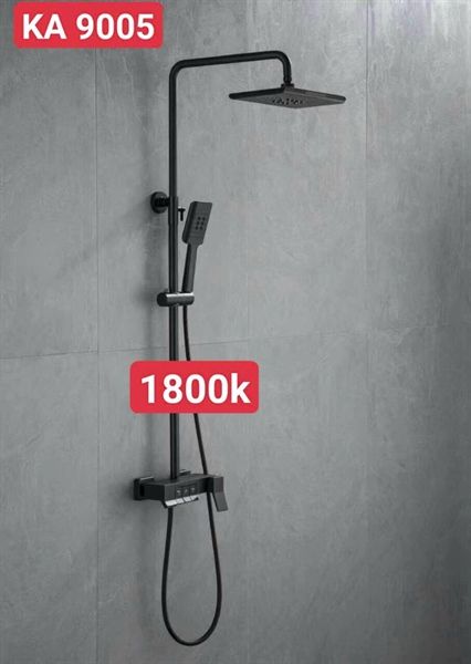 Sen Tắm Đứng Đồng Thau Sơn Tĩnh Điện Đen