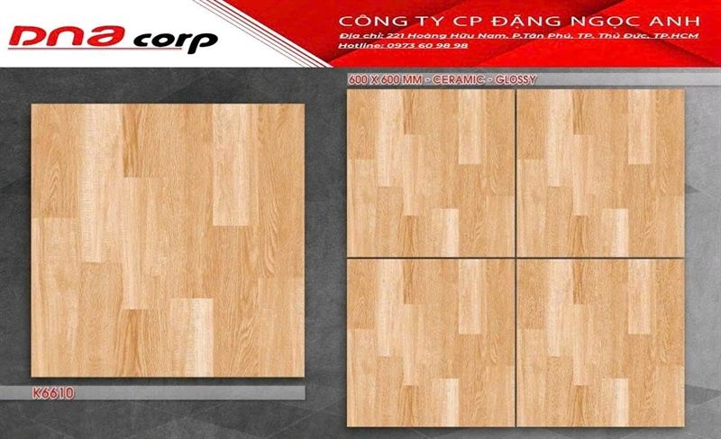 gạch bóng Kiên hãng pak k6610 thùng 4v/ 1.44met