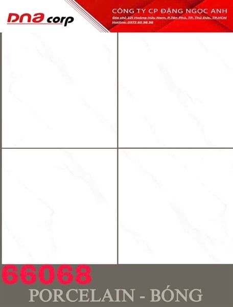 60*60 66068 Gạch lát nền BK Prime (T=4V=1.44M)