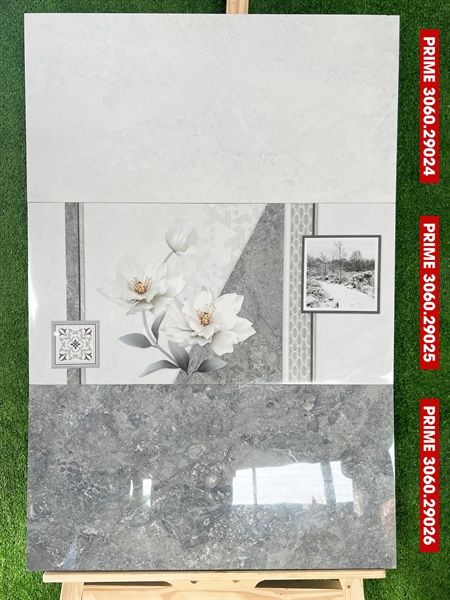 30*60 29024 Gạch ốp tường Nhạt Prime đá bóng kính (1.44m/8v/th)
