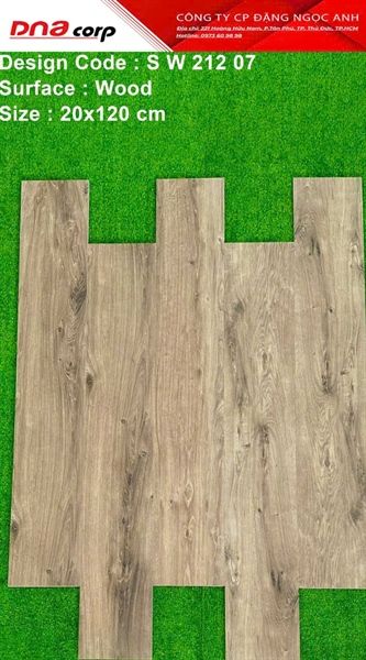 20*120 SW21207 Gạch ốp lát giả gỗ Ấn Độ (T=5V=1.2M)