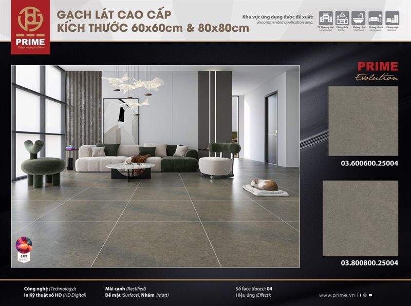60*60 G6604 NY Gạch lát nền đá mờ Prime ( 1.44m/4v/th)