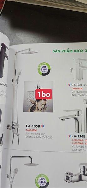 ca105B cây sen nóng lạnh sus304(ĐÃ GIẢM )