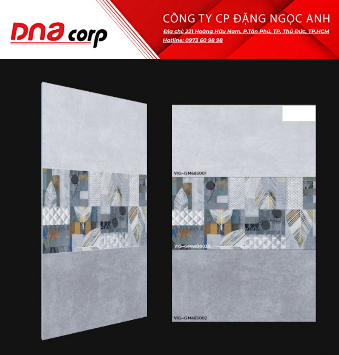  Gạch ốp tường nhà xương đá 40*80 GM483001 - GM483002A - GM483002 