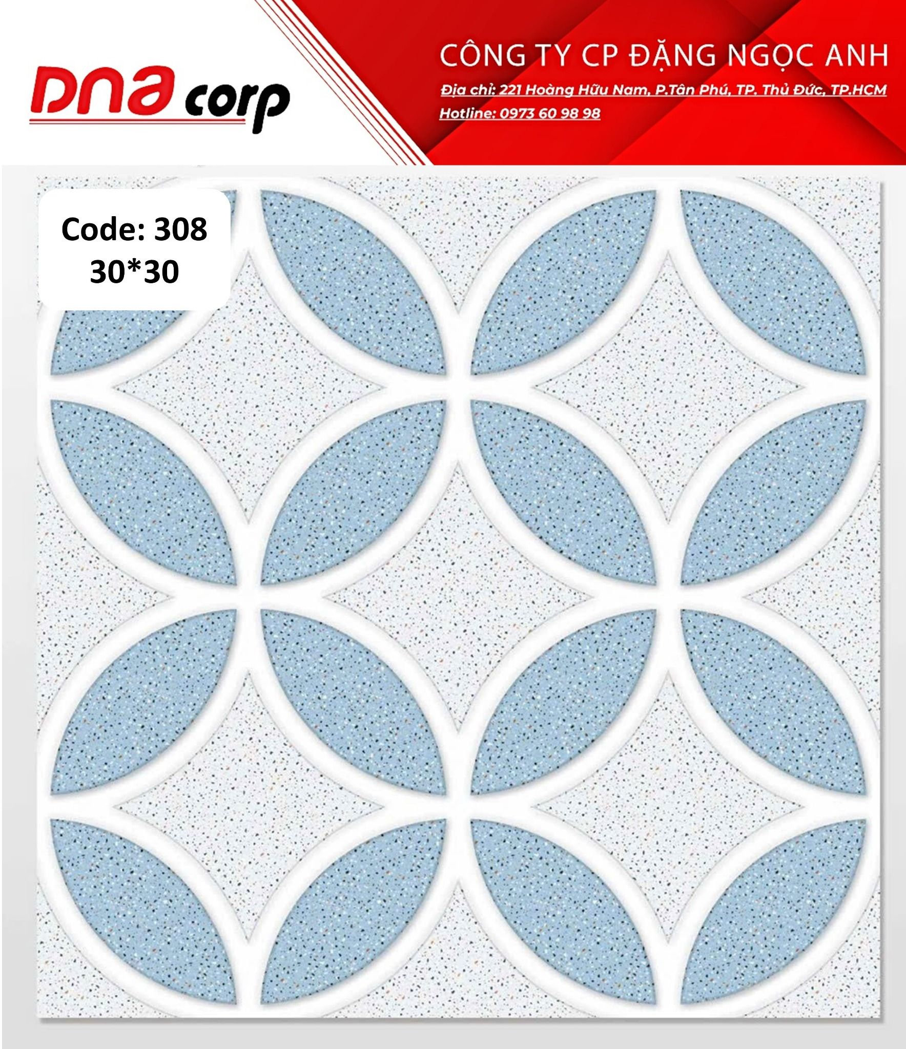 Gạch lát nền nhà 30*30 TTP 308