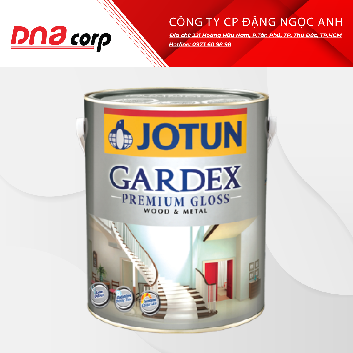  sơn dầu jotun Gardex Bóng Mờ chính hãng 