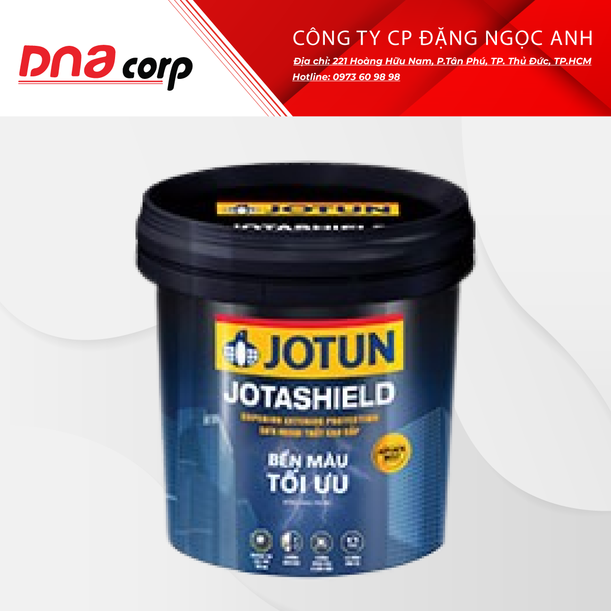  sơn jotun Jotashield Bền Màu Tối Ưu chính hãng 