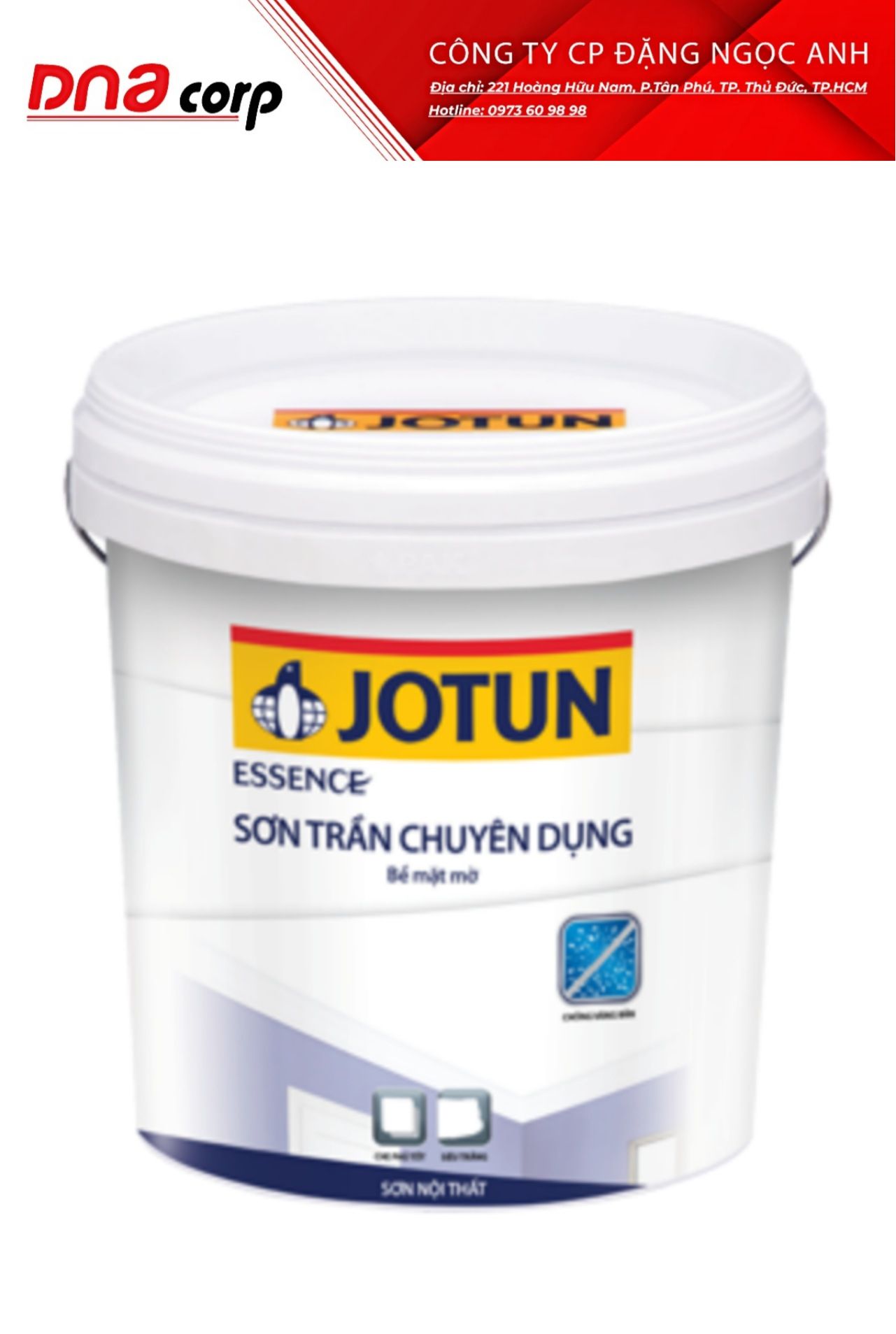 sơn jotun Essence Trắng Trần Chuyên Dụng chính hãng