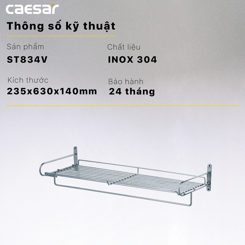 Kệ treo khăn ST834V