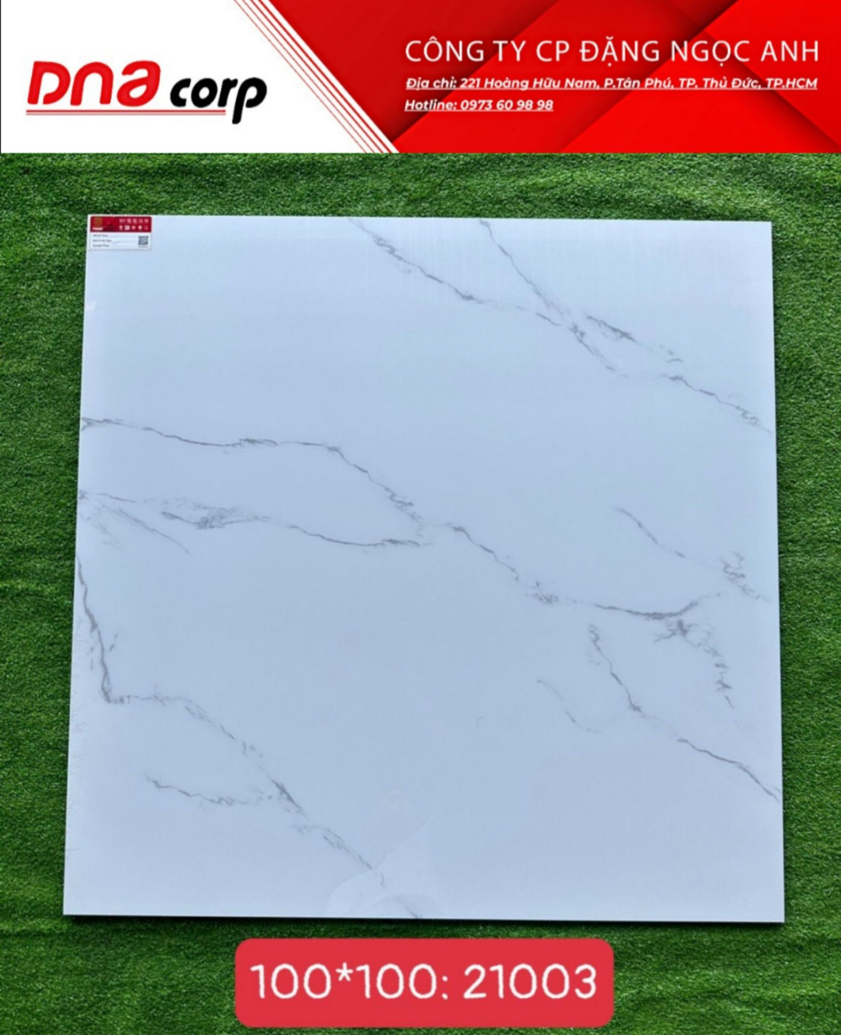 Gạch lát sàn nhà 100*100 Prime 21003 chính hãng