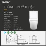  Bàn cầu một khối CD1364 