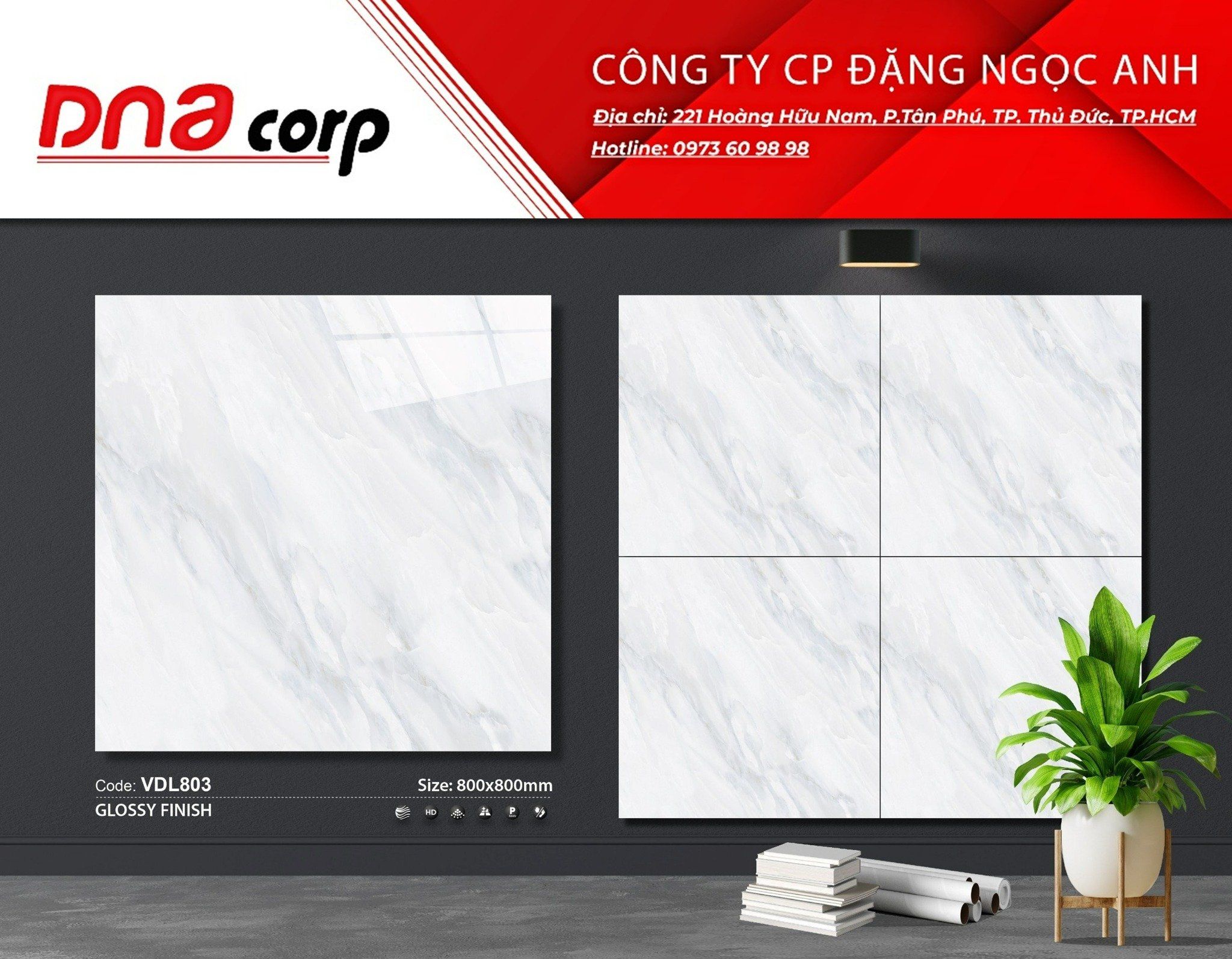  Gạch lát nền 80*80 Claza extra VDL803 