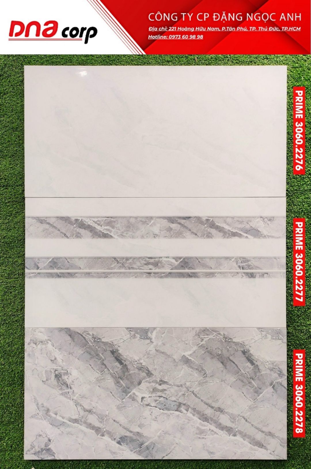 Gạch ốp tường 30*60 Prime 2276 - 2277 - 2278