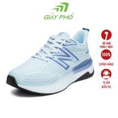 Giày Thể Thao BT7156 Màu Trắng Xanh, Vải Dệt Kim Thoáng Khí