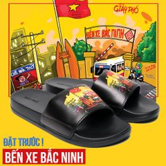 Dép Thể Thao Xrun In Hình Bến Xe Bắc Ninh - Giầy Phố