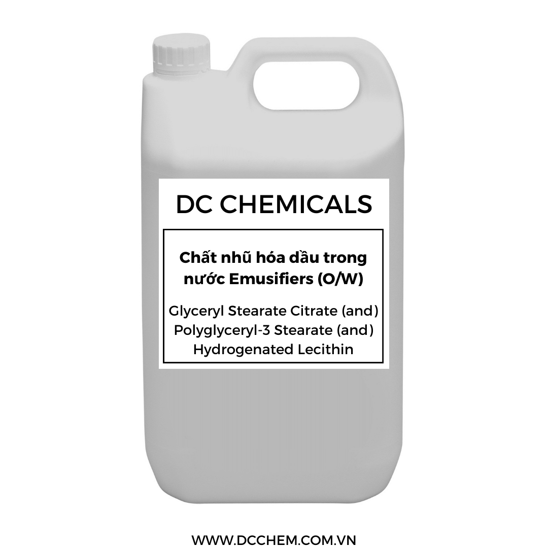 Chất nhũ hóa dầu trong nước Emusifiers (O/W) - Glyceryl Stearate Citrate (and) Polyglyceryl-3 Stearate (and) Hydrogenated Lecithin
