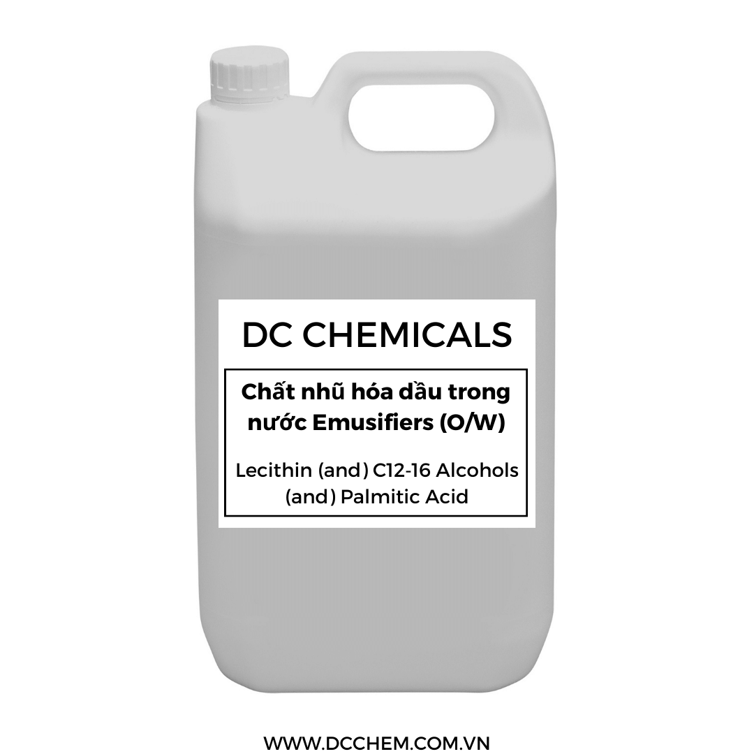 Chất nhũ hóa dầu trong nước Emusifiers (O/W) - Lecithin (and) C12‑16 Alcohols (and) Palmitic Acid