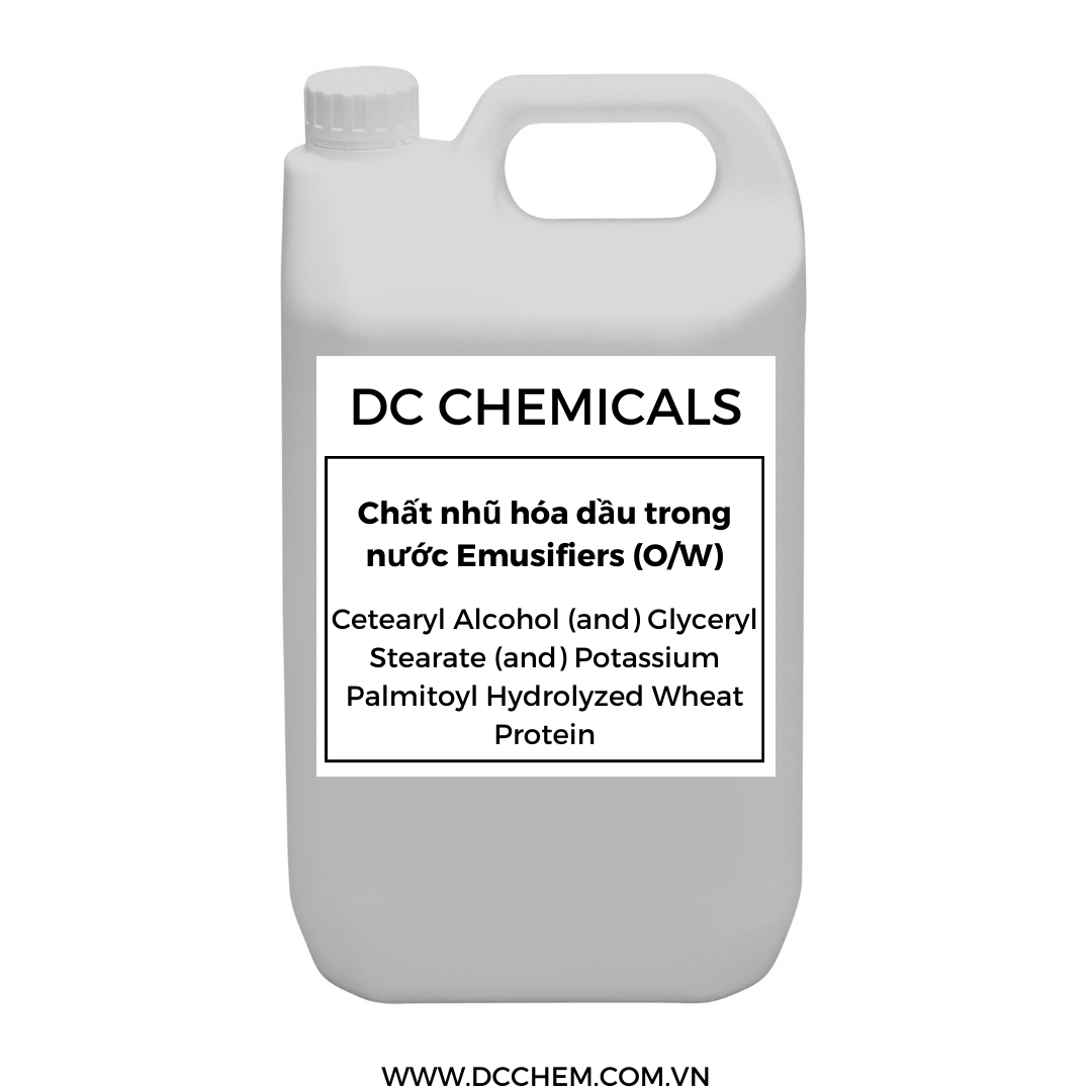 Chất nhũ hóa dầu trong nước Emusifiers (O/W) - Cetearyl Alcohol (and) Glyceryl Stearate (and) Potassium Palmitoyl Hydrolyzed Wheat Protein
