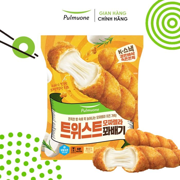 Bánh quẩy xoắn nhân phô mai Mozzarella 336 g
